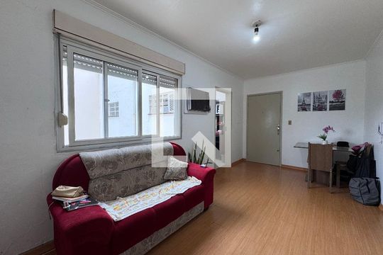 Sala de apartamento à venda com 1 quarto, 50m² em Centro, São Leopoldo