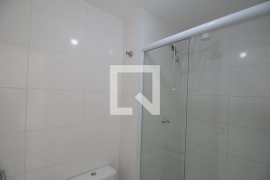 Banheiro Suíte  de apartamento para alugar com 1 quarto, 27m² em Vila Nova das Belezas, São Paulo