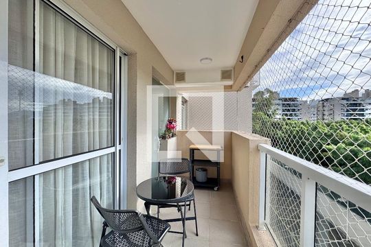 Varanda de apartamento à venda com 2 quartos, 64m² em Recreio dos Bandeirantes, Rio de Janeiro