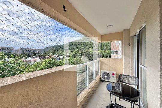Varanda de apartamento à venda com 2 quartos, 64m² em Recreio dos Bandeirantes, Rio de Janeiro