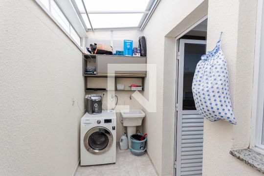 Área de Serviço de casa de condomínio à venda com 2 quartos, 75m² em Vila Curuçá, Santo André