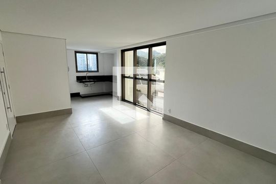 Sala de apartamento à venda com 3 quartos, 88m² em Serra, Belo Horizonte