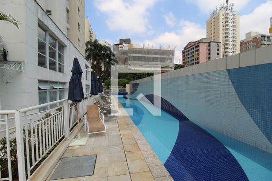 Área Comum - Piscina de apartamento à venda com 1 quarto, 40m² em Vila Olímpia, São Paulo