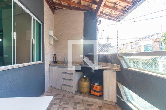 Varanda da Sala de casa para alugar com 3 quartos, 268m² em Vila Linda, Santo André