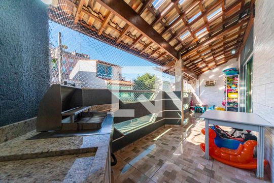 Varanda da Sala de casa para alugar com 3 quartos, 268m² em Vila Linda, Santo André