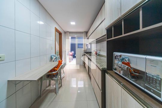 Cozinha de casa para alugar com 3 quartos, 268m² em Vila Linda, Santo André