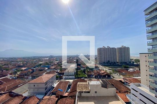 Vista da Sacada de apartamento para alugar com 1 quarto, 48m² em Maracanã, Praia Grande