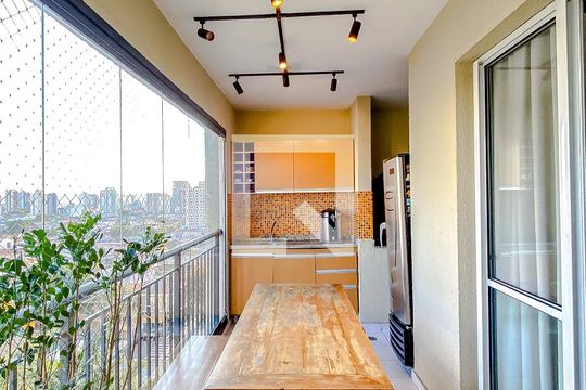 Varanda da Sala de apartamento à venda com 3 quartos, 92m² em Alto da Mooca, São Paulo