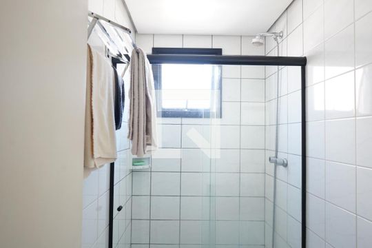 Banheiro da Suíte de apartamento à venda com 3 quartos, 81m² em Vila Regente Feijó, São Paulo