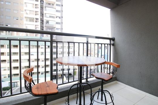 Varanda de apartamento à venda com 1 quarto, 25m² em Tucuruvi, São Paulo
