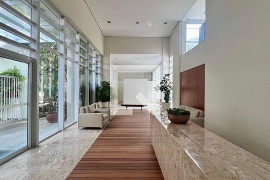 Hall de entrada de apartamento para alugar com 2 quartos, 93m² em Jardim Paulista, São Paulo