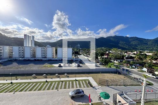 Sala - Vista de apartamento para alugar com 2 quartos, 43m² em Vargem Pequena, Rio de Janeiro