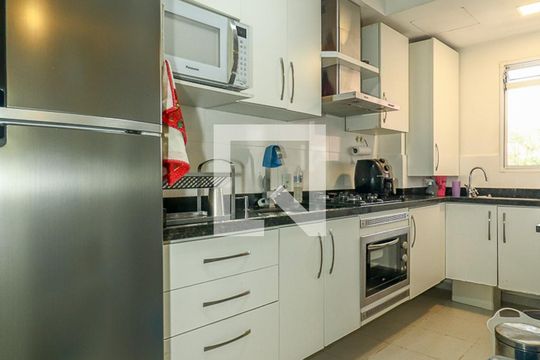 Cozinha de apartamento à venda com 2 quartos, 76m² em Morro Santana, Porto Alegre