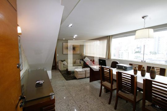 Sala de apartamento à venda com 4 quartos, 170m² em Gutierrez, Belo Horizonte