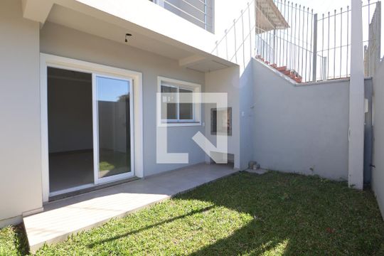 Área comum - Churrasqueira de casa à venda com 3 quartos, 132m² em Nossa Senhora das Gracas, Canoas