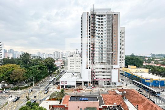 Vista da Varanda de kitnet/studio à venda com 1 quarto, 26m² em Santo Amaro, São Paulo