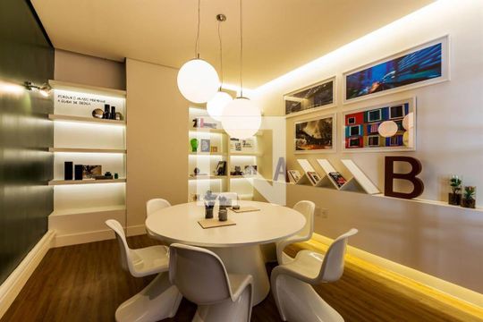 Área comum de apartamento à venda com 2 quartos, 74m² em Campo Belo, São Paulo