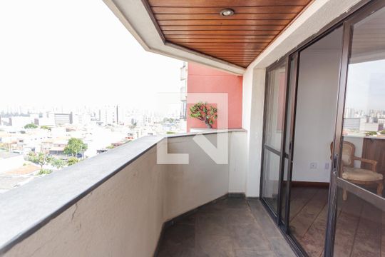 Varanda de apartamento à venda com 3 quartos, 150m² em Vila Curuçá, Santo André