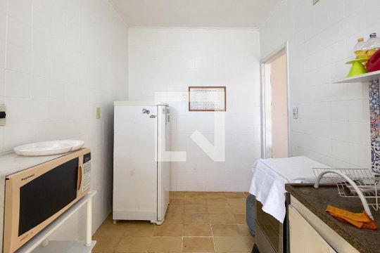 Cozinha de apartamento à venda com 1 quarto, 40m² em Jardim Beatriz, São Bernardo do Campo