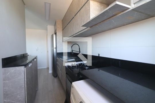 Cozinha de apartamento à venda com 2 quartos, 54m² em Rincão, Novo Hamburgo