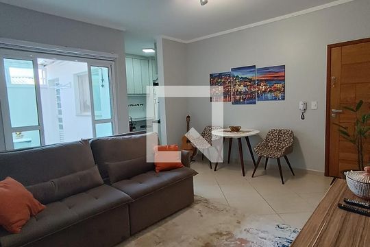 Sala de apartamento à venda com 3 quartos, 74m² em Vila Francisco Matarazzo, Santo André