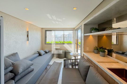 Espaço Gourmet de kitnet/studio para alugar com 1 quarto, 30m² em Chácara Klabin, São Paulo
