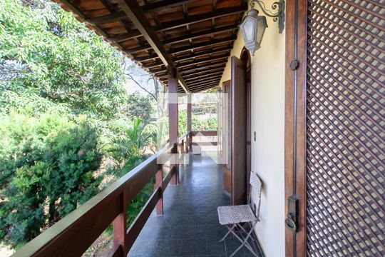 Varanda do Quarto 1 de casa à venda com 4 quartos, 1400m² em Bandeirantes (pampulha), Belo Horizonte