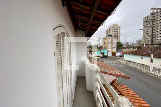 varanda de casa para alugar com 2 quartos, 87m² em Cidade Ocian, Praia Grande