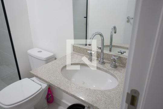 Banheiro de kitnet/studio à venda com 1 quarto, 21m² em Belenzinho, São Paulo