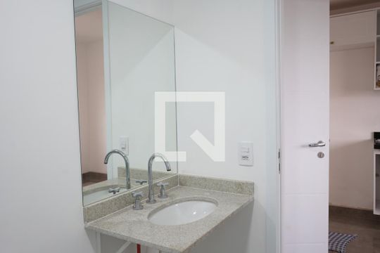 Banheiro de kitnet/studio à venda com 1 quarto, 21m² em Belenzinho, São Paulo