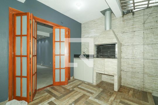 Espaço Churrasqueira de casa de condomínio à venda com 3 quartos, 179m² em Jardim Floresta, Porto Alegre