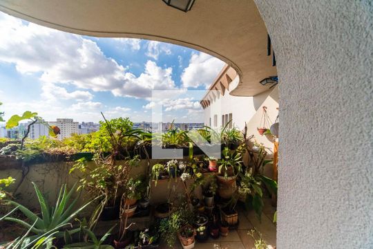 Varanda da Sala de apartamento para alugar com 4 quartos, 320m² em Vila Assunção, Santo André