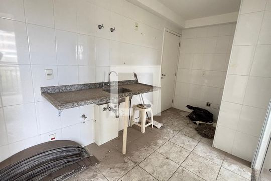 Cozinha de apartamento à venda com 3 quartos, 85m² em Jardim, Santo André