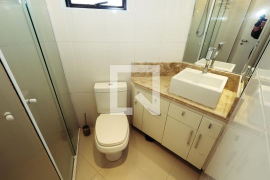 Banheiro de apartamento à venda com 3 quartos, 110m² em Bosque da Saúde, São Paulo