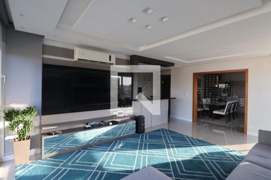 Sala de TV de apartamento à venda com 2 quartos, 131m² em Nossa Senhora das Gracas, Canoas