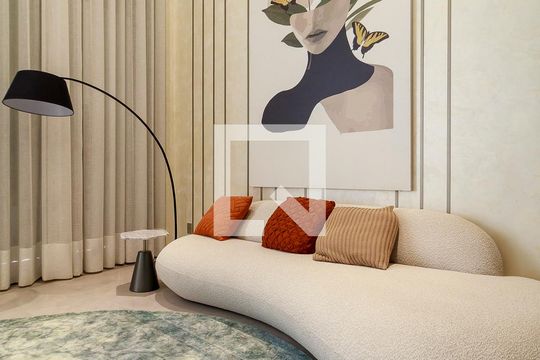 Hall Social de apartamento para alugar com 1 quarto, 31m² em Campo Belo, São Paulo