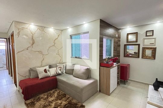 Sala de apartamento à venda com 2 quartos, 96m² em Parque Capuava, Santo André