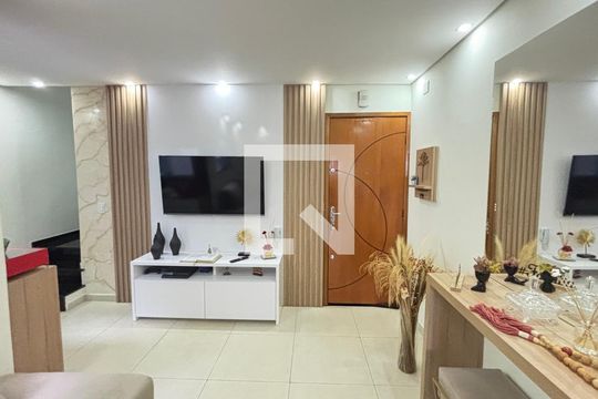 Sala de apartamento à venda com 2 quartos, 96m² em Parque Capuava, Santo André
