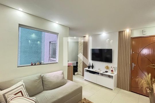 Sala de apartamento à venda com 2 quartos, 96m² em Parque Capuava, Santo André