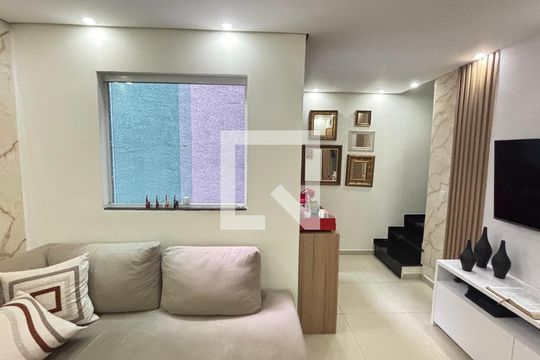 Sala de apartamento à venda com 2 quartos, 96m² em Parque Capuava, Santo André