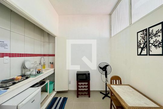 Cozinha de apartamento para alugar com 1 quarto, 40m² em Centro, Rio de Janeiro