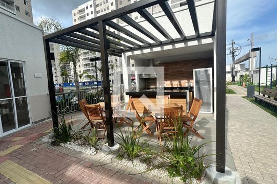 Área comum - Churrasqueira de apartamento para alugar com 3 quartos, 55m² em Barra da Tijuca, Rio de Janeiro