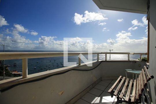 Varanda da Sala de apartamento para alugar com 1 quarto, 45m² em Campo Grande, Salvador