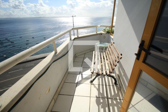 Varanda da Sala de apartamento para alugar com 1 quarto, 45m² em Campo Grande, Salvador