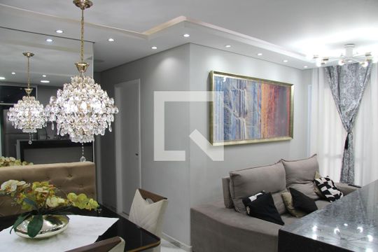 Sala de apartamento à venda com 2 quartos, 68m² em Jardim Flor da Montanha, Guarulhos