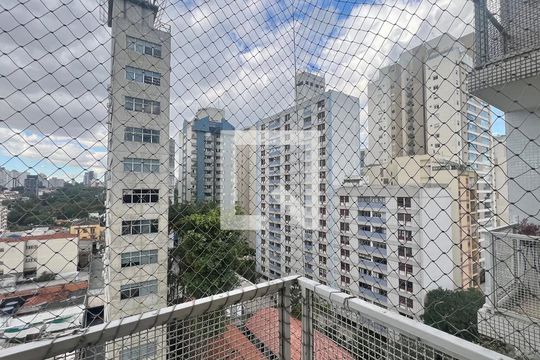 Sacada Sala de apartamento à venda com 2 quartos, 71m² em Pinheiros, São Paulo