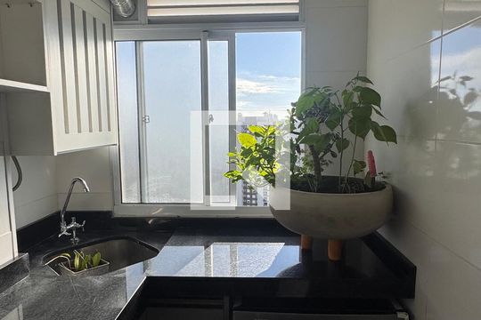Área de Serviço de apartamento à venda com 2 quartos, 45m² em Parque Industrial, Campinas