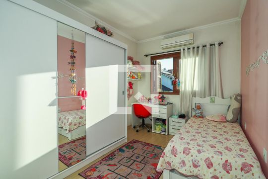 Quarto 2 de casa de condomínio à venda com 3 quartos, 191m² em Passo das Pedras, Porto Alegre