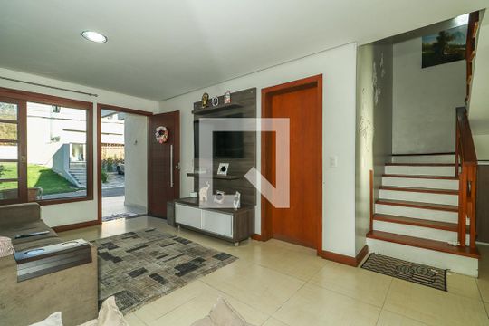Sala de casa de condomínio à venda com 3 quartos, 191m² em Passo das Pedras, Porto Alegre