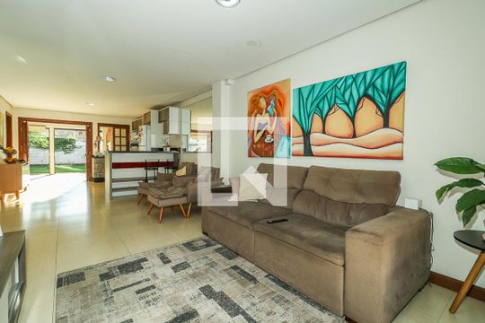 Sala de casa de condomínio à venda com 3 quartos, 191m² em Passo das Pedras, Porto Alegre